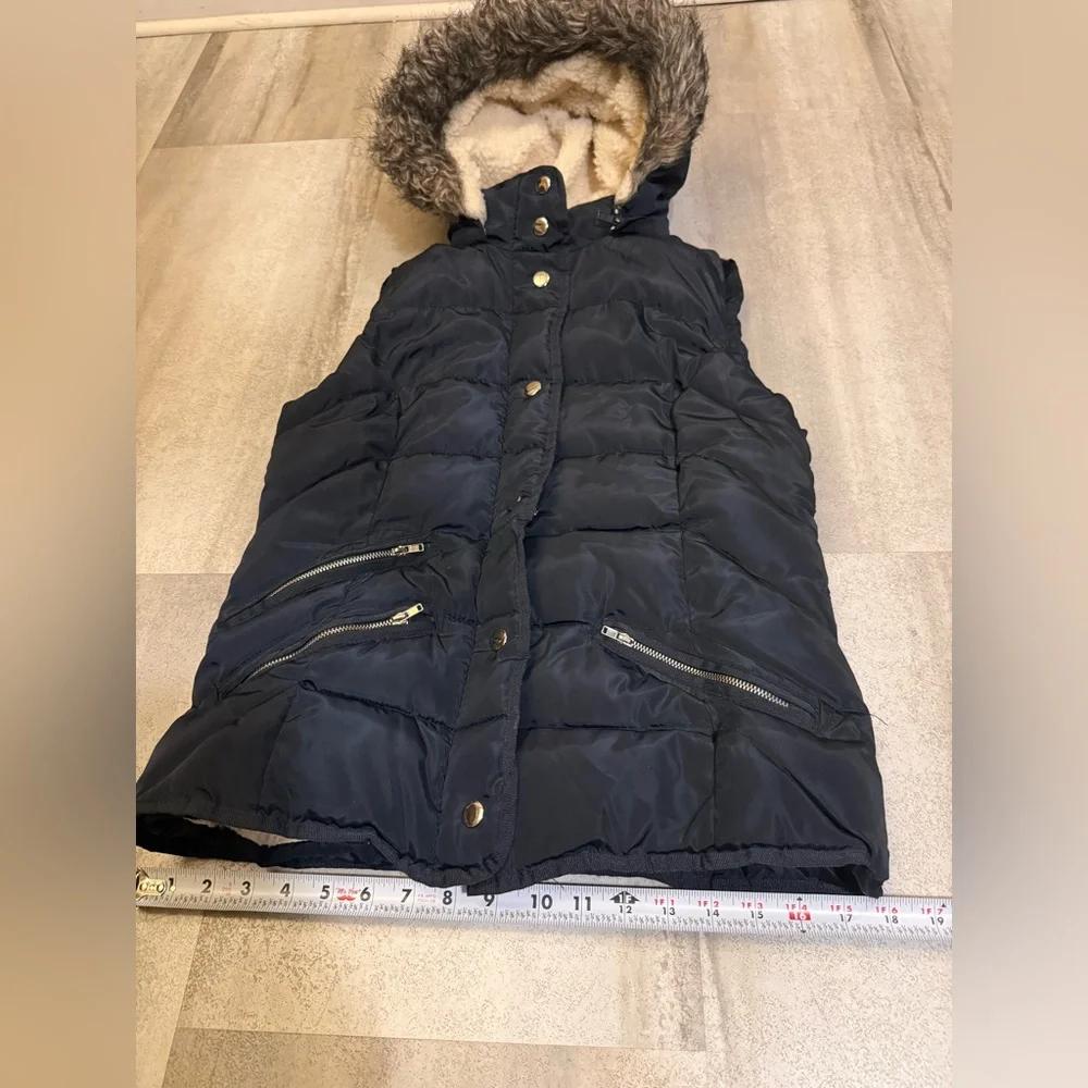Ci Sono navy blue Puffer Vest